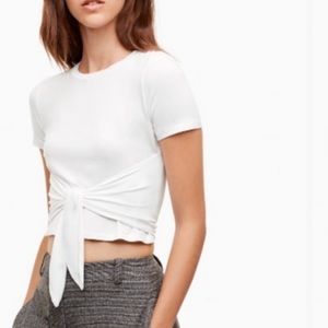 SOLD - Wilfred front tie t-shirt